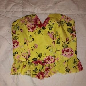 UO Bright Floral Crop Top